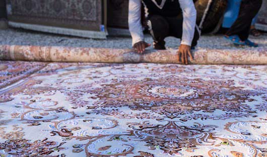 روش اصولی لول کردن قالی در قالیشویی ورامین